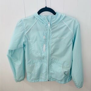 Columbia Aqua Blue Hooded Jacket